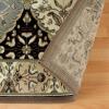 Superior Paloma Collection Area Rug, 8mm Pile Height with Jute Backing, Traditional Persian Rug Design, Fashionable and Affordable Woven Rugs – 8′ x 10′ Rug(Chocolate)