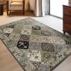 Superior Paloma Collection Area Rug, 8mm Pile Height with Jute Backing, Traditional Persian Rug Design, Fashionable and Affordable Woven Rugs – 8′ x 10′ Rug(Chocolate)