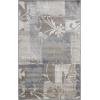 Superior Pastiche Floral Patchwork Non-Slip Indoor Washable Area Rug, 10′ x 14′, Brown(Ivory)