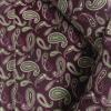Superior Premium Cotton Flannel Sheets, All Season 100% Brushed Cotton Flannel Bedding, 4-Piece Sheet Set with Deep Fitting Pockets – Grey Paisley, Queen Bed(Purple)