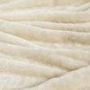 Superior Quality All-Season, Plush, Silky Soft, Fleece Blankets and Throws, Coral, King(Ivory)