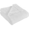 Superior Quality All-Season, Plush, Silky Soft, Fleece Blankets and Throws, Coral, King(White)