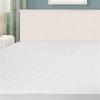Superior Quilted Mattress Pad Protector Cover, Hypoallergenic, Soft Quilted Microfiber Fabric, Fully Elasticized Deep Pocket Skirt Accommodates 16-inch Mattress, White, Twin Size(White)