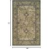Superior Radcliffe Collection Area Rug, 8mm Pile Height with Jute Backing, Traditional European Tapestry Design, Fashionable and Affordable Woven Rugs – 4′ x 6′ Rug