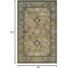 Superior Radcliffe Collection Area Rug, 8mm Pile Height with Jute Backing, Traditional European Tapestry Design, Fashionable and Affordable Woven Rugs – 8′ x 10′ Rug(8′ x 10′ (Rectangular))