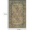Superior Radcliffe Collection Area Rug, 8mm Pile Height with Jute Backing, Traditional European Tapestry Design, Fashionable and Affordable Woven Rugs – 8′ x 10′ Rug(3′ x 5′ (Rectangular))