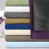 Superior Rayon from Bamboo 300 Thread Pillowcase Set, Lightweight, Soft Pillowcases, Guest Bedroom Pillow Covers, Bedding Basics, Bed Essentials, Luxury Sateen Weave, 2 Pack, King, Grey(White)