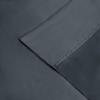 Superior Rayon from Bamboo 300 Thread Pillowcase Set, Lightweight, Soft Pillowcases, Guest Bedroom Pillow Covers, Bedding Basics, Bed Essentials, Luxury Sateen Weave, 2 Pack, King, Grey(Charcoal)