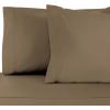 Superior Rayon from Bamboo 300 Thread Pillowcase Set, Lightweight, Soft Pillowcases, Guest Bedroom Pillow Covers, Bedding Basics, Bed Essentials, Luxury Sateen Weave, 2 Pack, King, Grey(Taupe)