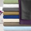 Superior Rayon from Bamboo 300 Thread Pillowcase Set, Lightweight, Soft Pillowcases, Guest Bedroom Pillow Covers, Bedding Basics, Bed Essentials, Luxury Sateen Weave, 2 Pack, King, Grey(Purple)