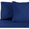 Superior Rayon from Bamboo 300 Thread Pillowcase Set, Lightweight, Soft Pillowcases, Guest Bedroom Pillow Covers, Bedding Basics, Bed Essentials, Luxury Sateen Weave, 2 Pack, King, Grey(Smoke Blue)
