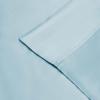 Superior Rayon from Bamboo 300 Thread Pillowcase Set, Lightweight, Soft Pillowcases, Guest Bedroom Pillow Covers, Bedding Basics, Bed Essentials, Luxury Sateen Weave, 2 Pack, King, Grey(Light Blue)