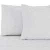 Superior Rayon from Bamboo 300 Thread Pillowcase Set, Lightweight, Soft Pillowcases, Guest Bedroom Pillow Covers, Bedding Basics, Bed Essentials, Luxury Sateen Weave, 2 Pack, King, Grey(Platinum)