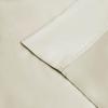 Superior Rayon from Bamboo 300 Thread Pillowcase Set, Lightweight, Soft Pillowcases, Guest Bedroom Pillow Covers, Bedding Basics, Bed Essentials, Luxury Sateen Weave, 2 Pack, King, Grey(Ivory)