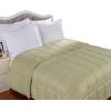 Superior Reversible Down Alternative Polyfill Blanket with Striped Microfiber Shell – King, Grey(Sage)