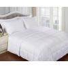 Superior Reversible Down Alternative Polyfill Blanket with Striped Microfiber Shell – King, Grey(White)