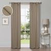 Superior Shimmer Blackout Curtain Set of 2, Thermal Insulated Panel Pair with Grommet Top Header, Chic Metallic Embellished Room Darkening Drapes, Available in 4 Lengths – Navy, 52” x 63” each(Olive Green)