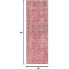 Superior Small Indoor Area Rug, Modern Floor Decor for Living/Dining, Bedroom, Kitchen, Office, Entry, Flat-Weave, Medallion, Wildlife, Cotton Backing, Copley Collection, 3′ 6″ x 5′ 6″, Brown(Crimson Red)