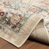 Superior Stratton Collection Area Rug, 8mm Pile Height with Jute Backing, Luxurious French Traditional Aubusson Rug Design, Fashionable and Affordable Woven Rugs, 8′ x 10′, Green(Beige)