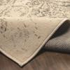Superior Stratton Collection Area Rug, 8mm Pile Height with Jute Backing, Luxurious French Traditional Aubusson Rug Design, Fashionable and Affordable Woven Rugs, 8′ x 10′, Green(Light Grey)