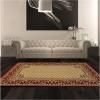 Superior Stratton Collection Area Rug, 8mm Pile Height with Jute Backing, Luxurious French Traditional Aubusson Rug Design, Fashionable and Affordable Woven Rugs, 8′ x 10′, Green(Ivory)