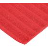 Superior Striped Bath Mat 2-Pack, 100% Combed Cotton, Luxury Spa Ribbed Texture, Durable and Washable Bathroom Mats – Aster Blue, 22″ x 35″ each(Cranberry)