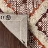 Superior Talluah | Indoor Printed Hand-Tuffed Room Decor for Bedroom Aesthetic Area Rug for Living Room | 5′ x 8′ | Rust-Black(Apricot – Brick Red)