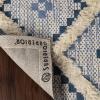 Superior Talluah | Indoor Printed Hand-Tuffed Room Decor for Bedroom Aesthetic Area Rug for Living Room | 5′ x 8′ | Rust-Black(Cerulean – Dark Denim)