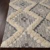 Superior Talluah | Indoor Printed Hand-Tuffed Room Decor for Bedroom Aesthetic Area Rug for Living Room | 5′ x 8′ | Rust-Black(Dove – Grey)