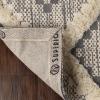 Superior Talluah | Indoor Printed Hand-Tuffed Room Decor for Bedroom Aesthetic Area Rug for Living Room | 5′ x 8′ | Rust-Black(Dove – Grey)