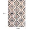 Superior Talluah | Indoor Printed Hand-Tuffed Room Decor for Bedroom Aesthetic Area Rug for Living Room | 5′ x 8′ | Rust-Black(Rust – Black)
