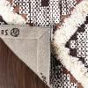 Superior Talluah | Indoor Printed Hand-Tuffed Room Decor for Bedroom Aesthetic Area Rug for Living Room | 5′ x 8′ | Rust-Black(Tan – Chocolate)