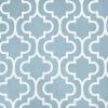 Superior Trellis Collection Quality Soft, Insulated, Thermal, Woven Blackout Grommet Printed Curtain Panel Pair (Set Of 2) 52″ x 84″ – Light Blue(Light Blue)