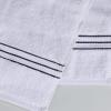 Superior Turkish Cotton Ultra-Plush 6-Piece Towel Set, Ideal for Master Bath, Guest Bathroom, Fast Drying, Shower, Spa, Face/Washcloths, Hand, Bath Towels, Absorbent, Home Basics, Tea Rose(Navy Blue)