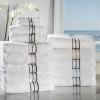 Superior Turkish Cotton Ultra-Plush 6-Piece Towel Set, Ideal for Master Bath, Guest Bathroom, Fast Drying, Shower, Spa, Face/Washcloths, Hand, Bath Towels, Absorbent, Home Basics, Tea Rose(Toast)