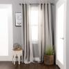 Superior Venetian Damask Jacquard Curtains, Window Accent, Perfect for Family Room or Bedroom, Vintage, Traditional, Classic with Rod Pockets or Grommets, Curtain Set of 2 Panels, 52″ X 96″, Gold(Silver)