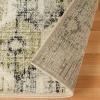 Superior Vintage Distressed Medallion Area Rug, 2 7″ x 8′, Beige(Beige)