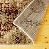 Superior Vintage Distressed Medallion Area Rug, 2 7″ x 8′, Beige(Gold)