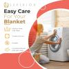 Superior Waffle Weave Cotton Blanket, for Picnic, Beach, Traveling or Camping, Comfy Blanket, Bedroom Decor, Essentials, Cover for Bed, Couch, Lounging, Honeycomb Knit, Full/Queen, Turquoise(Coral)