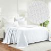 Superior Waffle Weave Cotton Blanket, for Picnic, Beach, Traveling or Camping, Comfy Blanket, Bedroom Decor, Essentials, Cover for Bed, Couch, Lounging, Honeycomb Knit, Full/Queen, Turquoise(White)