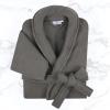 Superior Waffle Weave Cotton Unisex Bathrobe with Belt, Soft and Absorbent Robe for Men and Women Bath Essentials Robes(Charcoal)