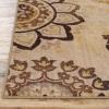 Superior Washable Indoor Area Rug, for Dining, Kitchen, Office, Modern Floor Decor, Soft Aesthetic Rugs, Abstract Brushstrokes Indoor Rug, Brayton Collection, 5′ x 8′, Orange(Brown-cream – Z)