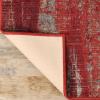 Superior Washable Indoor Area Rug, for Dining, Kitchen, Office, Modern Floor Decor, Soft Aesthetic Rugs, Abstract Brushstrokes Indoor Rug, Brayton Collection, 5′ x 8′, Orange(Red – Z)