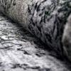 Superior Washable Indoor Area Rug, for Dining, Kitchen, Office, Modern Floor Decor, Soft Aesthetic Rugs, Abstract Brushstrokes Indoor Rug, Brayton Collection, 5′ x 8′, Orange(Grey)