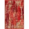 Superior Washable Indoor Area Rug, for Dining, Kitchen, Office, Modern Floor Decor, Soft Aesthetic Rugs, Abstract Brushstrokes Indoor Rug, Brayton Collection, 5′ x 8′, Orange(Orange)