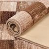 Superior Washable Indoor Area Rug, for Dining, Kitchen, Office, Modern Floor Decor, Soft Aesthetic Rugs, Abstract Brushstrokes Indoor Rug, Brayton Collection, 5′ x 8′, Orange(Chocolate)