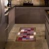 Superior Washable Indoor Area Rug, for Dining, Kitchen, Office, Modern Floor Decor, Soft Aesthetic Rugs, Abstract Brushstrokes Indoor Rug, Brayton Collection, 5′ x 8′, Orange(Brown-burgundy)