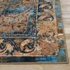 Superior Washable Indoor Area Rug, for Dining, Kitchen, Office, Vintage Floor Decor, Soft Aesthetic Rugs, Medallion Indoor Rug, Angeles Collection, 8′ x 10′, Green/Beige(Green-beige)