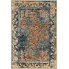 Superior Washable Indoor Area Rug, for Dining, Kitchen, Office, Vintage Floor Decor, Soft Aesthetic Rugs, Medallion Indoor Rug, Angeles Collection, 8′ x 10′, Green/Beige(Green-beige)
