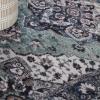 Superior Washable Indoor Large Area Rug, Nylon, Home Decor, Living Room, Bedroom, Hallway, Office, Machine Wash, Durable Cotton Backing, Traditional, Zadar Collection, 10′ x 14′, Navy Blue/Ivory(Turquoise)